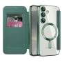 Кейс за Samsung Galaxy S24 - SmartMag Book Case - Зелен