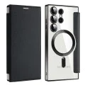 Кейс за Samsung Galaxy S24 Ultra - SmartMag Book Case - черен