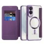 Кейс за Samsung Galaxy S25 Edge - SmartMag Book Case - Лилав