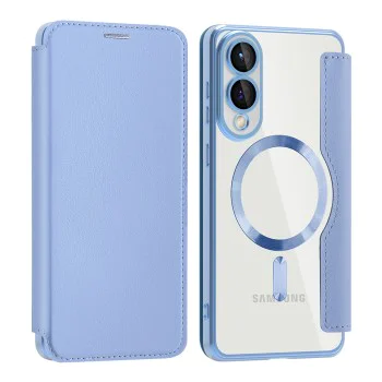 Кейс за Samsung Galaxy S25 Edge - SmartMag Book Case - Светло син