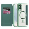 Кейс за Samsung Galaxy S25 Edge - SmartMag Book Case - Зелен
