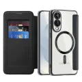 Кейс за Samsung Galaxy S25 Edge - SmartMag Book Case - черен