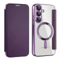 Кейс за Samsung Galaxy S25 Plus - SmartMag Book Case - Лилав