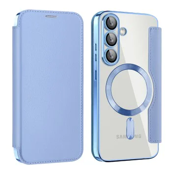 Кейс за Samsung Galaxy S25 Plus - SmartMag Book Case - Светло син