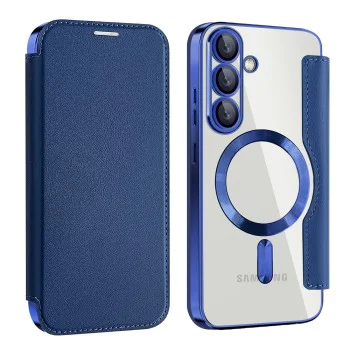 Кейс за Samsung Galaxy S25 Plus - SmartMag Book Case - син