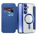 Кейс за Samsung Galaxy S25 Plus - SmartMag Book Case - син