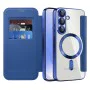 Кейс за Samsung Galaxy S25 Plus - SmartMag Book Case - син