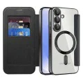 Кейс за Samsung Galaxy S25 - SmartMag Book Case - черен