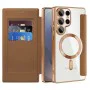 Кейс за Samsung Galaxy S25 Ultra - SmartMag Book Case - Кафяв