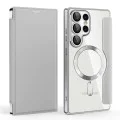 Кейс за Samsung Galaxy S25 Ultra - SmartMag Book Case - Сив
