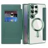 Кейс за Samsung Galaxy S25 Ultra - SmartMag Book Case - Зелен