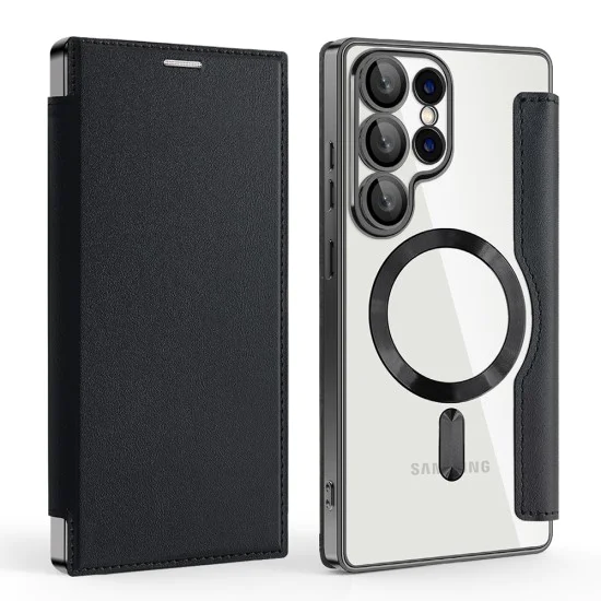 Кейс за Samsung Galaxy S25 Ultra - SmartMag Book Case - черен