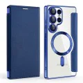 Кейс за Samsung Galaxy S25 Ultra - SmartMag Book Case - син