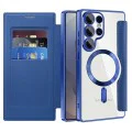 Кейс за Samsung Galaxy S25 Ultra - SmartMag Book Case - син