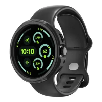 Кейс Spigen Liquid Air (ACS11222) - Google Pixel Watch 4 45mm - Черен