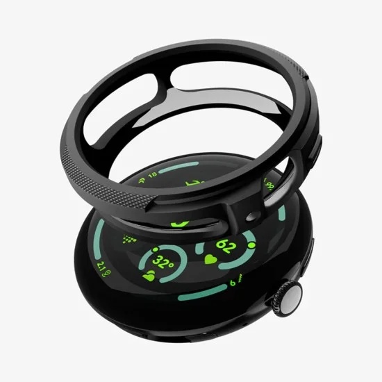 Кейс Spigen Liquid Air (ACS11222) - Google Pixel Watch 4 45mm - Черен