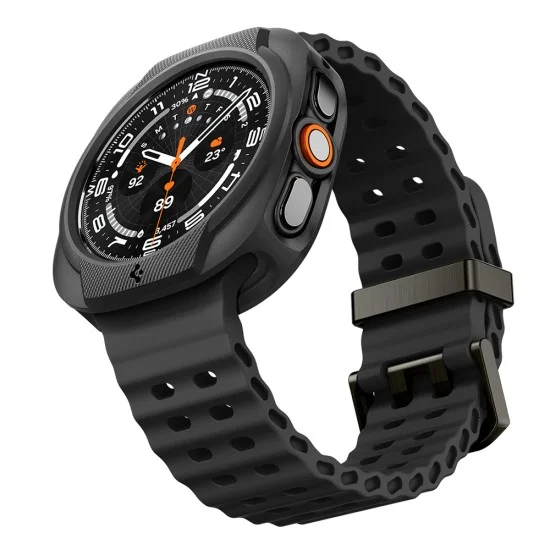 Кейс Spigen Liquid Air (ACS11610) - Samsung Galaxy Watch Ultra 2 - Черен