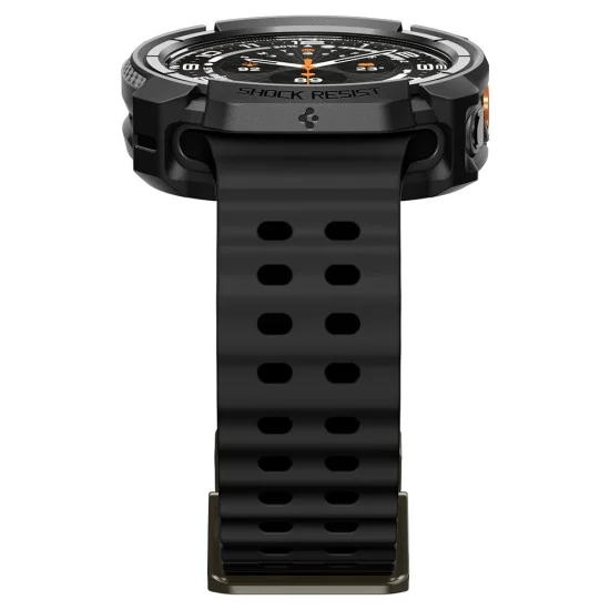 Кейс Spigen Rugged Armor (ACS11611) - Samsung Galaxy Watch Ultra 2 - Черен