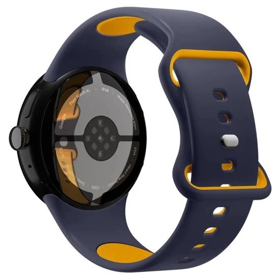 Кейс с каишка Spigen Nano Pop (AMP09485) - Google Pixel Watch 5 / Watch 4 / Watch 3 / Watch 2 / Watch 1 41mm - Тъмно син