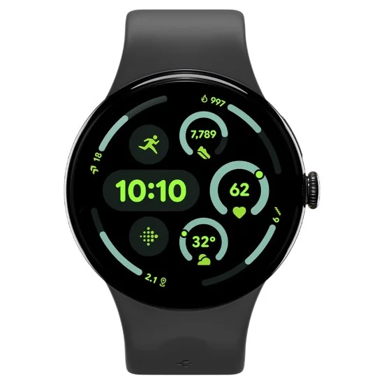 Кейс с каишка Spigen Nano Pop (AMP09486) - Google Pixel Watch 5 / Watch 4 / Watch 3 / Watch 2 / Watch 1 41mm - Черен