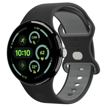 Кейс с каишка Spigen Nano Pop (AMP09486) - Google Pixel Watch 5 / Watch 4 / Watch 3 / Watch 2 / Watch 1 41mm - Черен