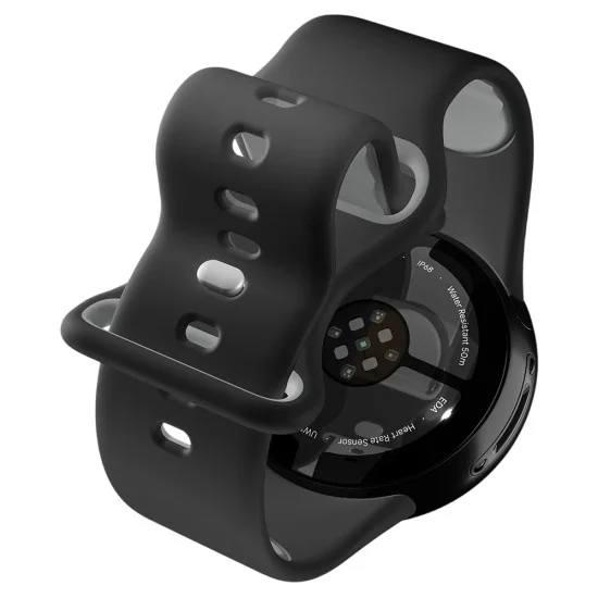 Кейс с каишка Spigen Nano Pop (AMP09486) - Google Pixel Watch 5 / Watch 4 / Watch 3 / Watch 2 / Watch 1 41mm - Черен