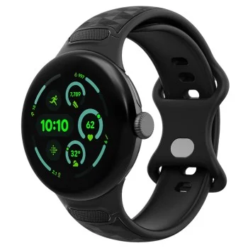 Кейс с каишка Spigen Parallax (AMP10192) - Google Pixel Watch 5 / Watch 4 / Watch 3 45mm - Матово черен