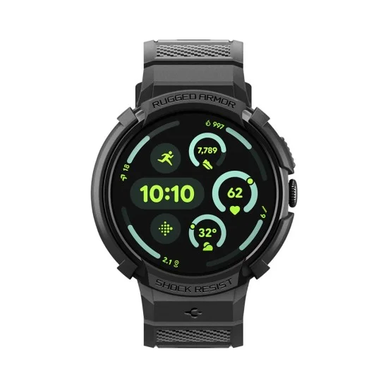 Кейс с каишка Spigen Rugged Armor Pro (ACS09484) - Google Pixel Watch 5 / Watch 4 41mm - Черен