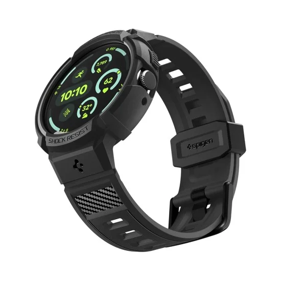 Кейс с каишка Spigen Rugged Armor Pro (ACS09484) - Google Pixel Watch 5 / Watch 4 41mm - Черен