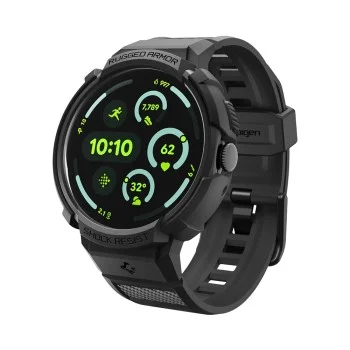 Кейс с каишка Spigen Rugged Armor Pro (ACS09484) - Google Pixel Watch 5 / Watch 4 41mm - Черен