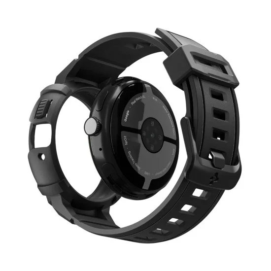 Кейс с каишка Spigen Rugged Armor Pro (ACS09484) - Google Pixel Watch 5 / Watch 4 41mm - Черен