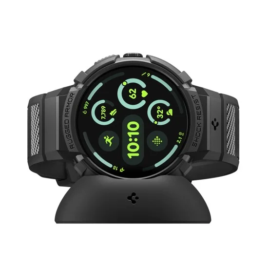 Кейс с каишка Spigen Rugged Armor Pro (ACS09484) - Google Pixel Watch 5 / Watch 4 41mm - Черен