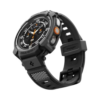 Кейс с каишка Spigen Rugged Armor Pro (ACS11612) - Samsung Galaxy Watch Ultra 2 - Черен