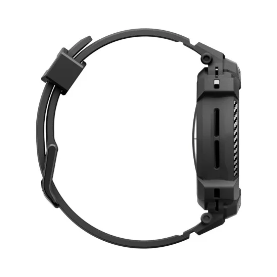 Кейс с каишка Spigen Rugged Armor Pro (ACS11612) - Samsung Galaxy Watch Ultra 2 - Черен
