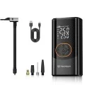 Компресор за кола Techsuit AirXpert Pro (AI2) - безжичен, с фенерче, LED дисплей, 1500mAh - Черен