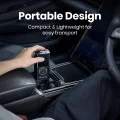 Компресор за кола Techsuit GoInflate (AI1) - безжичен, с фенерче, 4000mAh, външна батерия, 17L/min дебит, 150PSI - Черен
