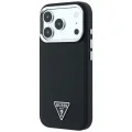 Guess - Grained Triangle Logo MagSafe (GUHMP18XPGSMTLSK) - iPhone 18 Pro Max / iPhone 17 Pro Max - Black