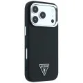 Guess - Grained Triangle Logo MagSafe (GUHMP18XPGSMTLSK) - iPhone 18 Pro Max / iPhone 17 Pro Max - Black