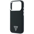 Guess - Grained Triangle Logo MagSafe (GUHMP18XPGSMTLSK) - iPhone 18 Pro Max / iPhone 17 Pro Max - Black