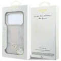 Кожен калъф Guess Leather 4G Stripe Round Classic Logo MagSafe (GUHMP18L6P4G4RCP) - iPhone 18 Pro / iPhone 17 Pro - Розов