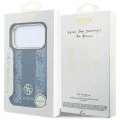 Guess - Leather 4G Stripe Round Classic Logo MagSafe (GUHMP18X6P4G4RCB) - iPhone 18 Pro Max / iPhone 17 Pro Max - Blue