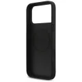 Кожен калъф Guess Leather 4G Triangle Strass MagSafe (GUHMP18XP4TDPLK) - iPhone 18 Pro Max / iPhone 17 Pro Max - Черен