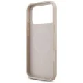 Кожен калъф Guess Leather 4G Triangle Strass MagSafe (GUHMP18XP4TDPP) - iPhone 18 Pro Max / iPhone 17 Pro Max - Розов