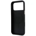 Кожен калъф Guess Leather Perforated 4G MagSafe (GUHMP18L6PS4SRGK) - iPhone 18 Pro / iPhone 17 Pro - Черен