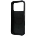 Кожен калъф Guess Leather Perforated 4G MagSafe (GUHMP18L6PS4SRGU) - iPhone 18 Pro / iPhone 17 Pro - Бордо