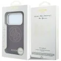 Кожен калъф Guess Leather Perforated 4G MagSafe (GUHMP18L6PS4SRGU) - iPhone 18 Pro / iPhone 17 Pro - Бордо