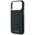 Кожен калъф Guess Leather Perforated 4G MagSafe (GUHMP18X6PS4SRGK) - iPhone 18 Pro Max / iPhone 17 Pro Max - Черен