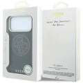 Кожен калъф Guess Leather Perforated 4G MagSafe (GUHMP18X6PS4SRGK) - iPhone 18 Pro Max / iPhone 17 Pro Max - Черен