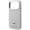 Кожен калъф Karl Lagerfeld Grained Leather Choupette Head MagSafe (KLHMP18X6PSCHLP) - iPhone 18 Pro Max / iPhone 17 Pro Max - Розов