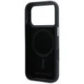 Кожен калъф Karl Lagerfeld Grained Leather KC Heads MagSafe (KLHMP18X6PSKCHLK) - iPhone 18 Pro Max / iPhone 17 Pro Max - Черен